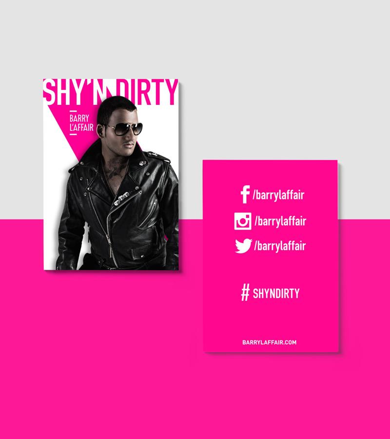 Barry L'Affair - Albumartwork Shy’n Dirty – Graphic Design