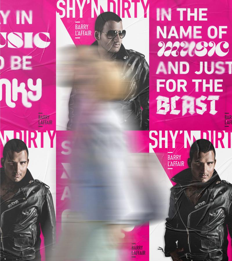 Barry L'Affair - Albumartwork Shy’n Dirty – Graphic Design