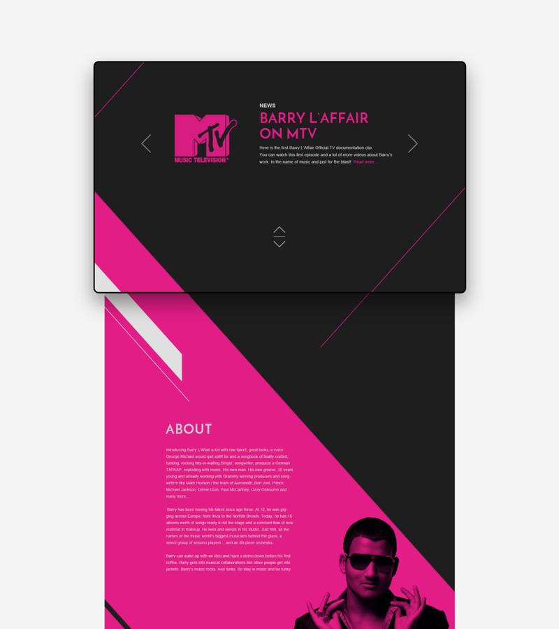 Barry L'Affair Website