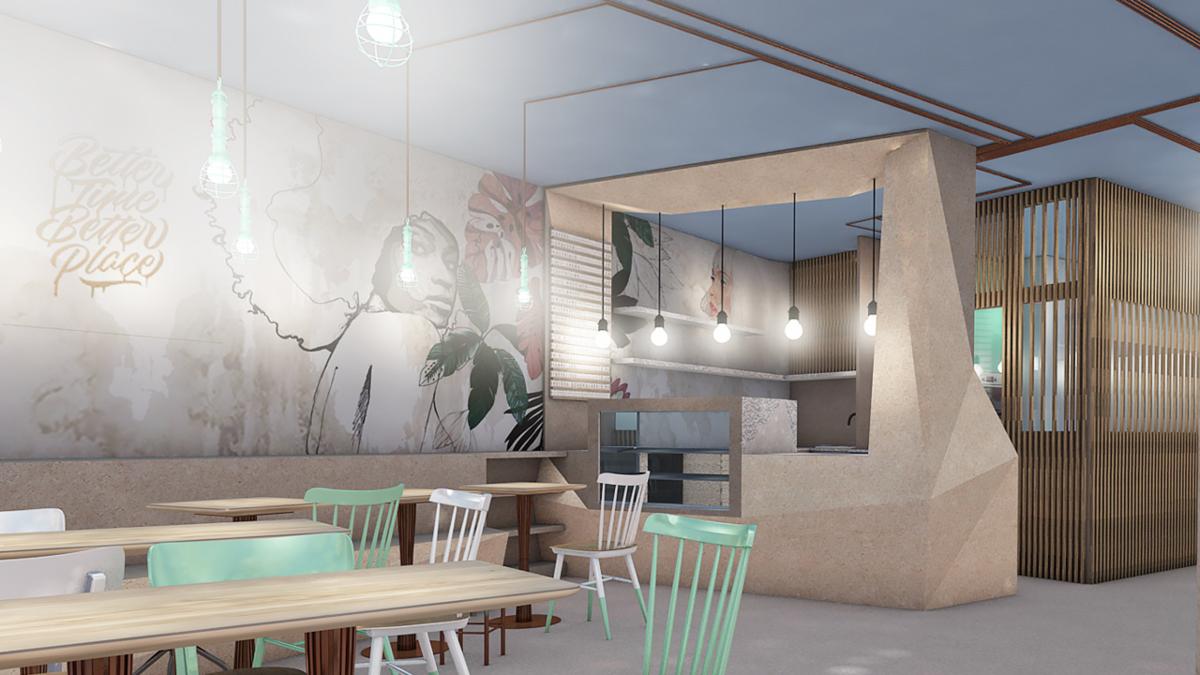 Mint & Things – Wall Design