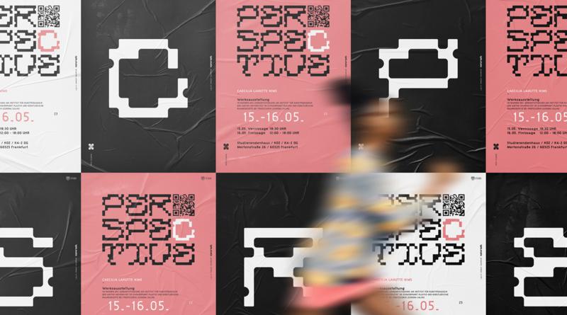 Perspective exhibition - hanging poster