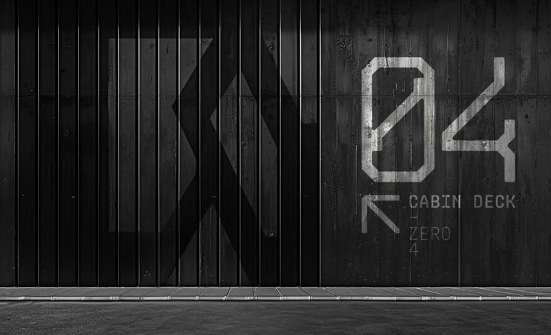 Orbit 63 - wayfinding wall scene