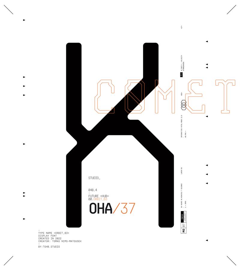 Orbit 63 - glyph K study