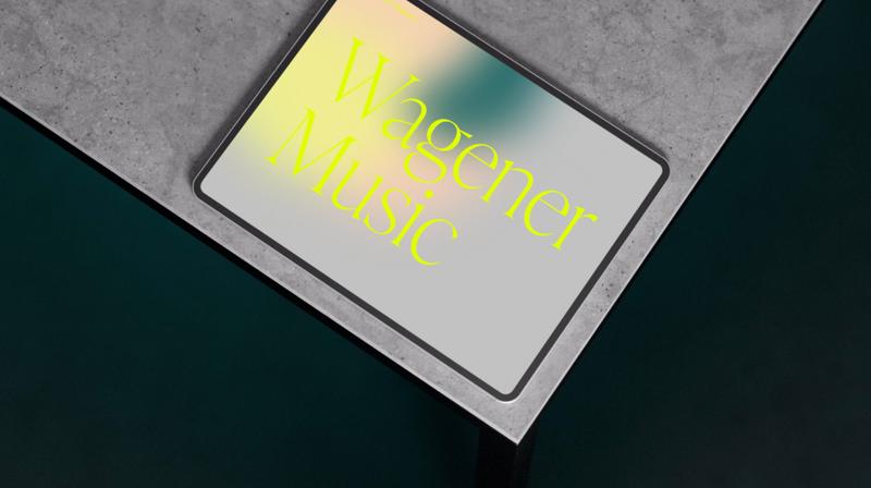 Wagener Music - tablet hero visual