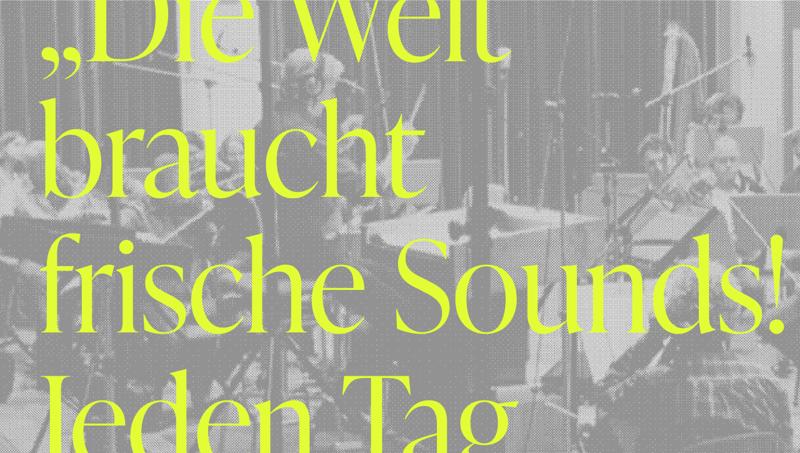 Wagener Music - campaign typography visual