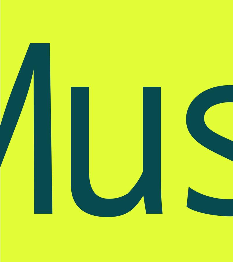 Wagener Music - typography detail neon